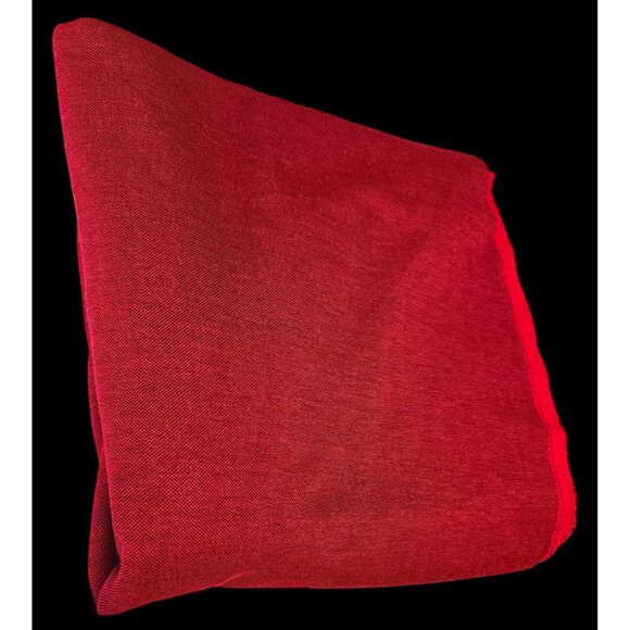 Vintage Woven Fabric Knit Red Material 67" W x 3 yds Long - Picture 1 of 8